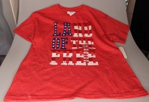 Land of the free Delta pro weight shirt youth Small